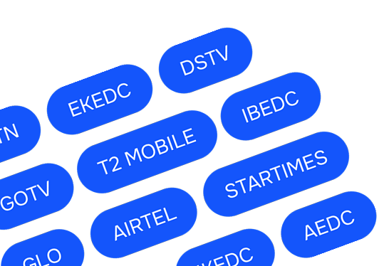 Airtime, data, electricity and cable TV payment options on RystalPay